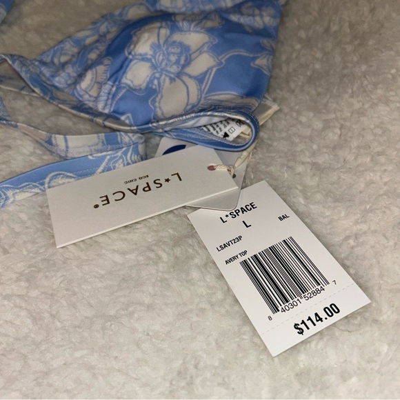 L*Space Avery Bikini Top Large NEW - Picture 3 of 5